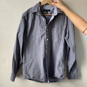 Tommy Hilfiger long sleeve button down dress up shirt